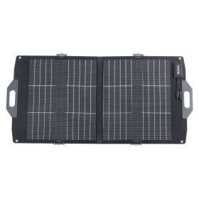 100W Bifacial Solar Panel, 16BB N-Type Foldable Monocrystalline Solar Panel Charger 24% Efficiency, Portable with MC4 Output, USB-A (QC3.0)