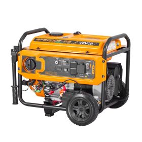 Portable Generator, Gasoline 4650W Peak Watt & LPG 4130W Peak Watt Dual Fuel Generator, Home Backup Generators with Electric Start