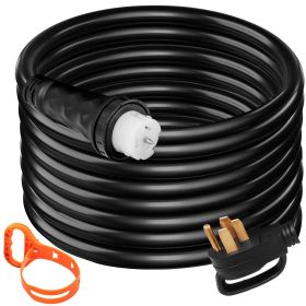 75Ft 50 Amp Generator Extension Cord,N14-50P & SS2-50R & CS6364 4 Prong, 50 Amp Generator Cord 125V 250V with Twist Lock Connectors